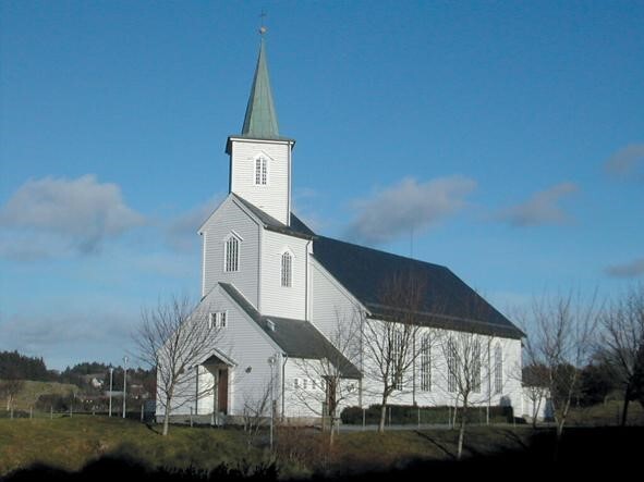 Plakat for Gudsteneste Bremnes kyrkje