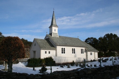 Plakat for Gudsteneste Lykling kyrkje