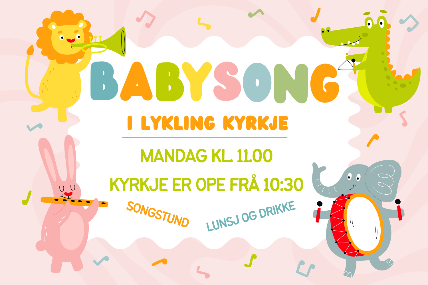 Plakat for Tru:D 0 Babysong Lykling og Bømlo