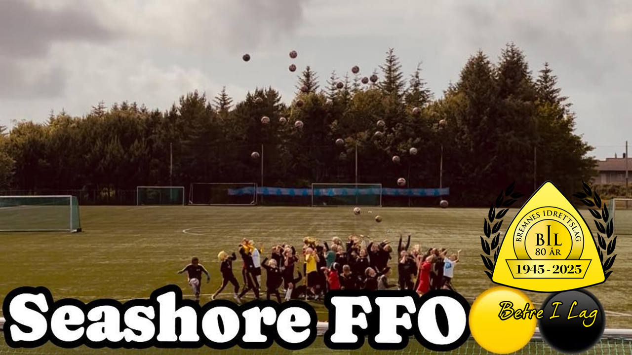 Plakat for SeashoreFFO - FotballFritidsOrdning