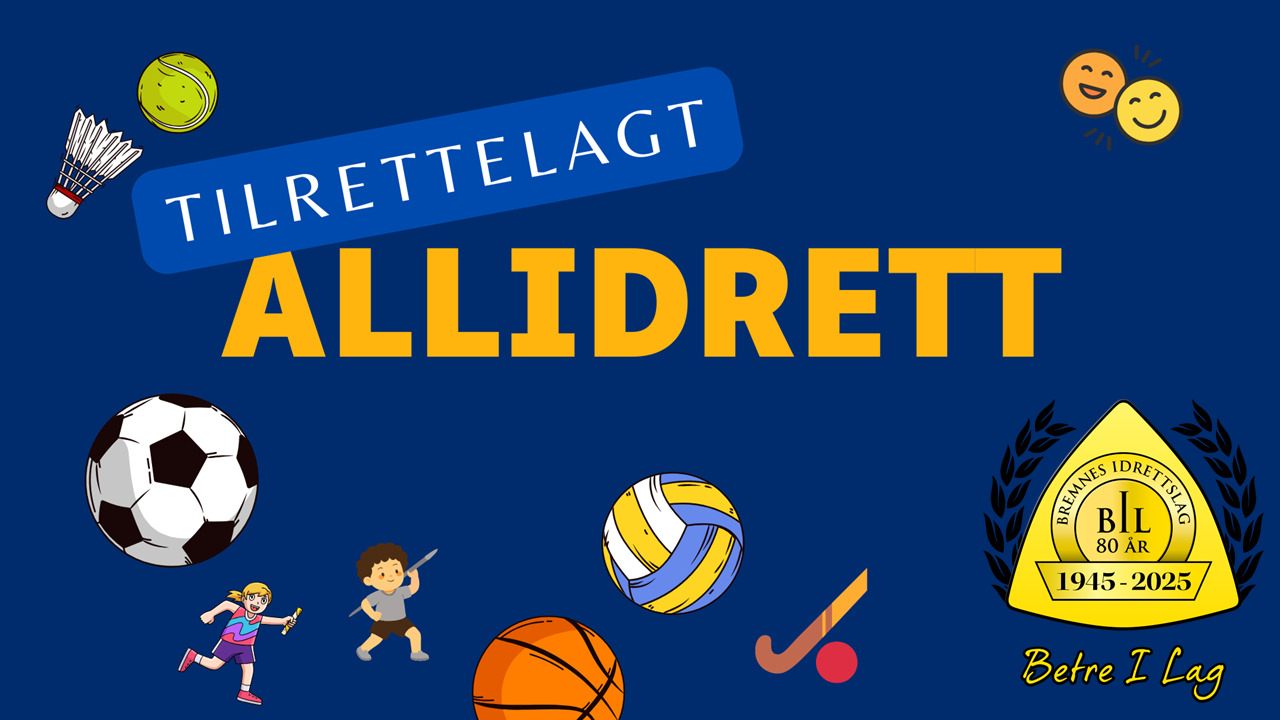Plakat for Tilrettelagt Allidrett