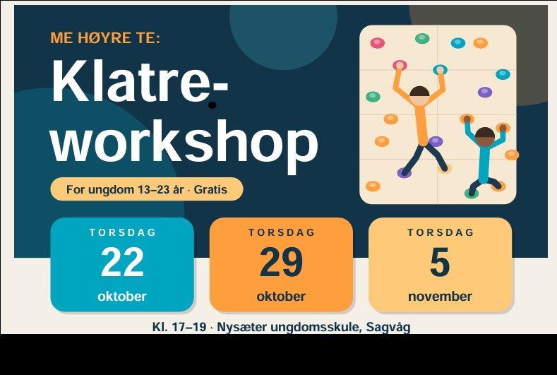 Plakat for Klatreworkshop