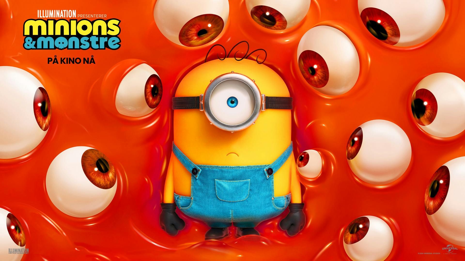Plakat for Minions & monstre (2D, Norsk tale, Norsk tekst)