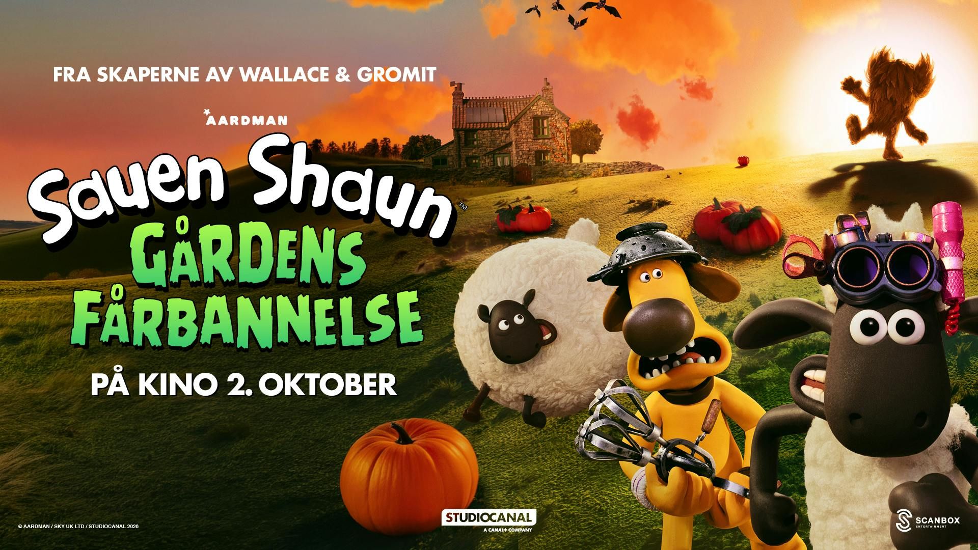 Plakat for Sauen Shaun - Gårdens fårbannelse