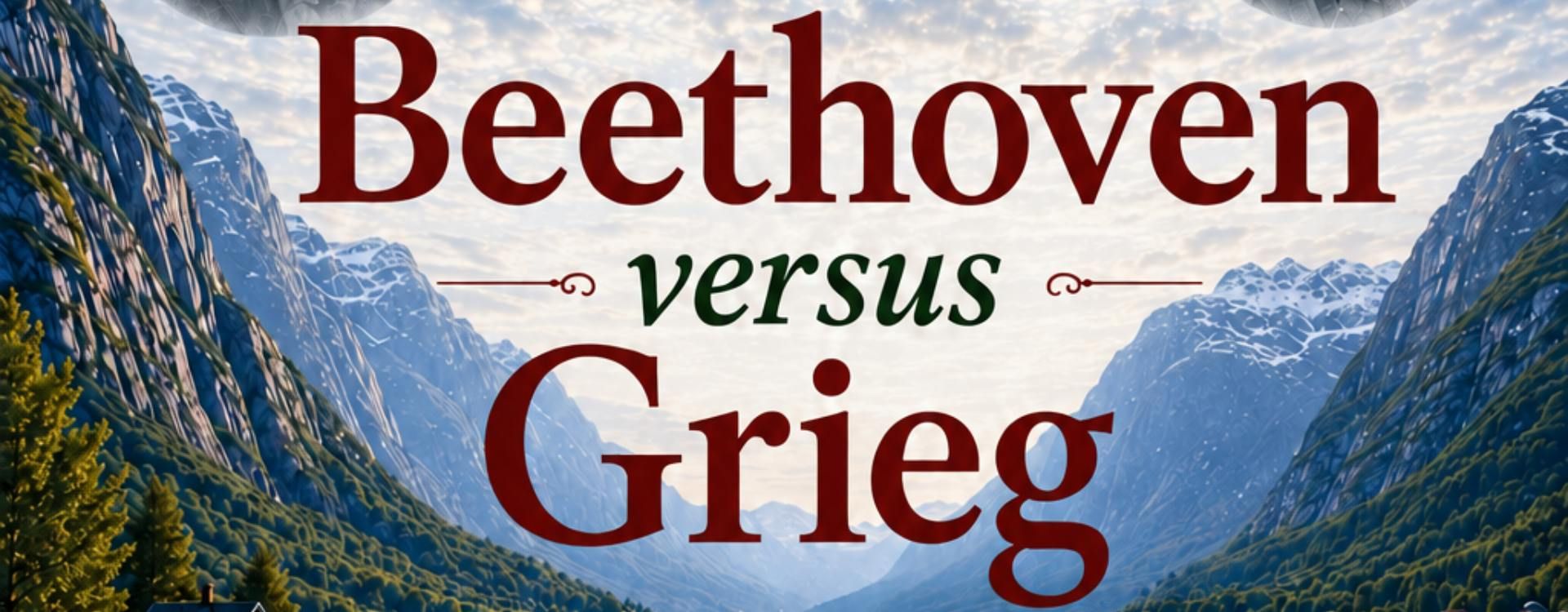 Plakat for Beethoven versus Grieg